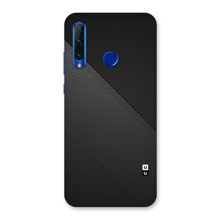 Black Polka Stripe Back Case for Honor 20i