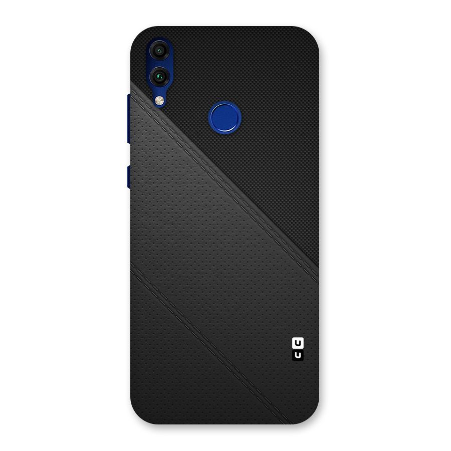 Black Polka Stripe Back Case for Honor 8C