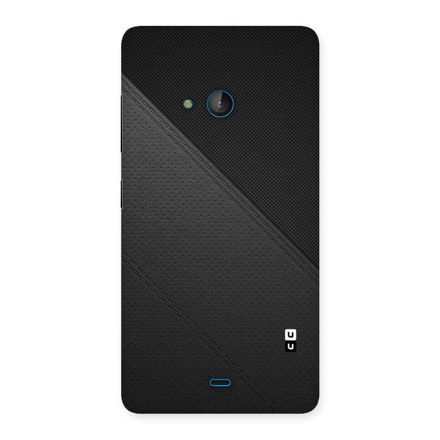 Black Polka Stripe Back Case for Lumia 540