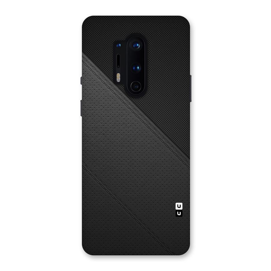 Black Polka Stripe Back Case for OnePlus 8 Pro