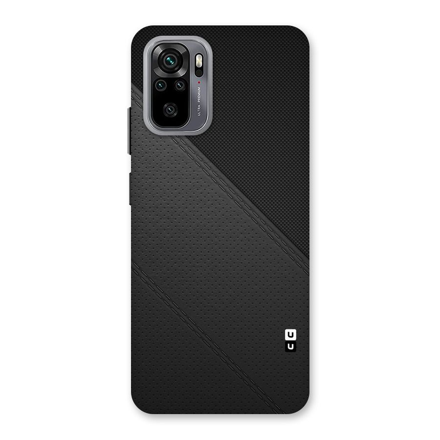 Black Polka Stripe Back Case for Redmi Note 10