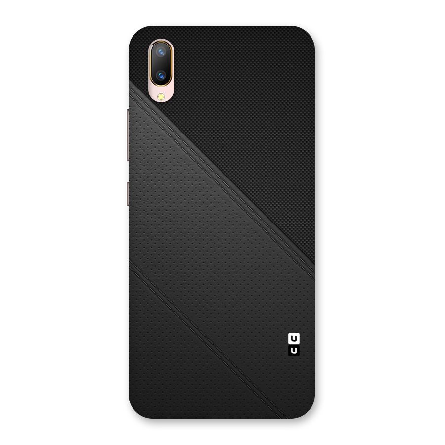 Black Polka Stripe Back Case for Vivo V11 Pro