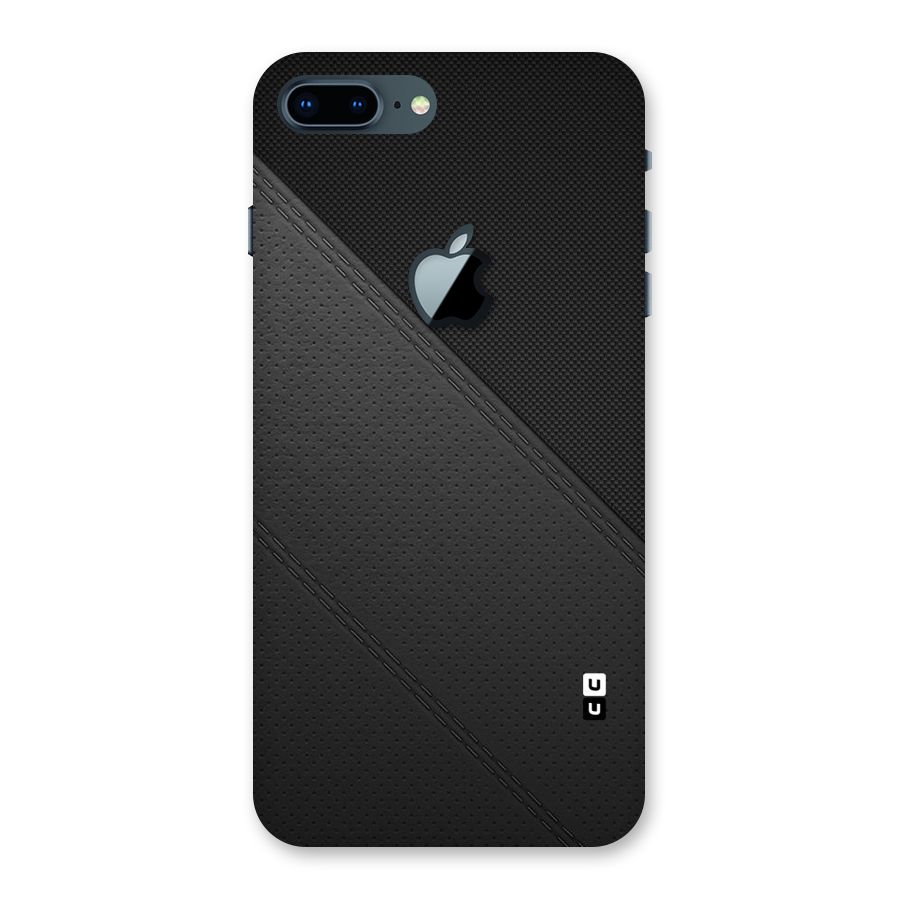 Black Polka Stripe Back Case for iPhone 7 Plus Apple Cut