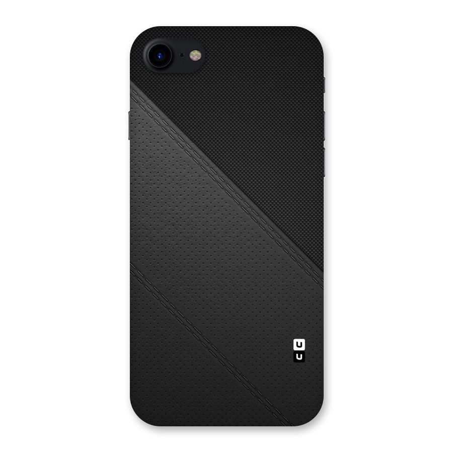 Black Polka Stripe Back Case for iPhone SE 2020