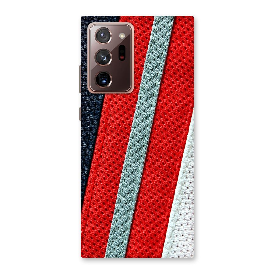 Black Red Grey Stripes Back Case for Galaxy Note 20 Ultra