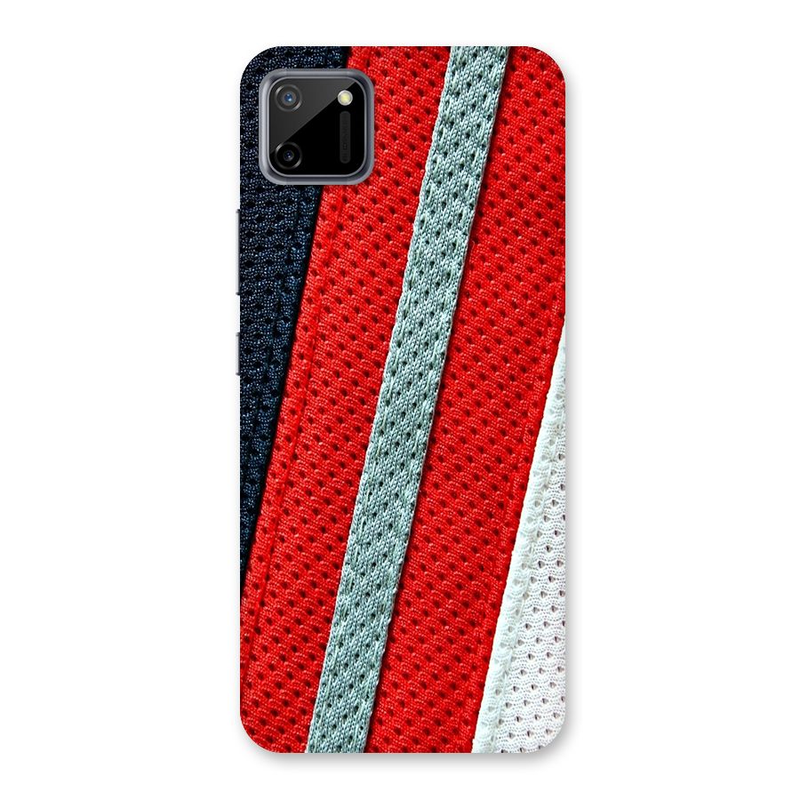 Black Red Grey Stripes Back Case for Realme C11