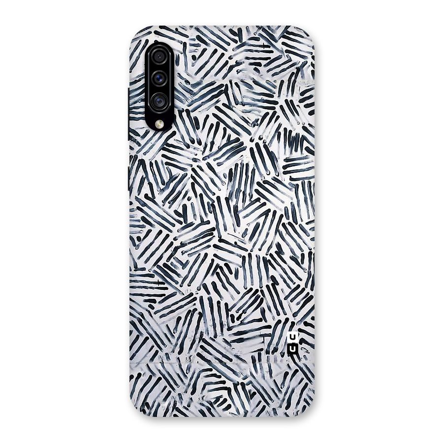Black Tiny Uneven Back Case for Galaxy A30s