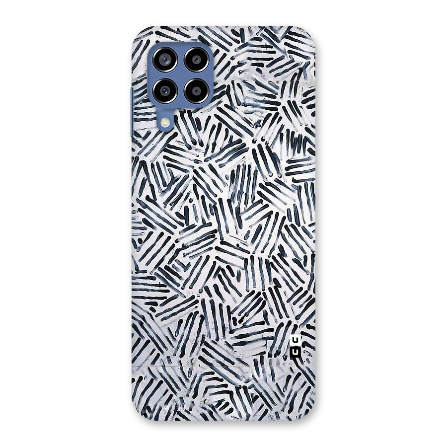 Black Tiny Uneven Back Case for Galaxy M53 5G