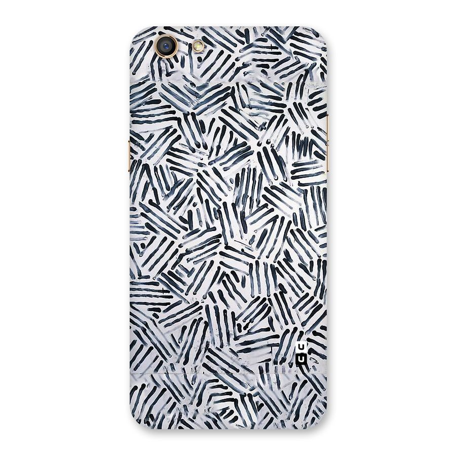 Black Tiny Uneven Back Case for Oppo F3