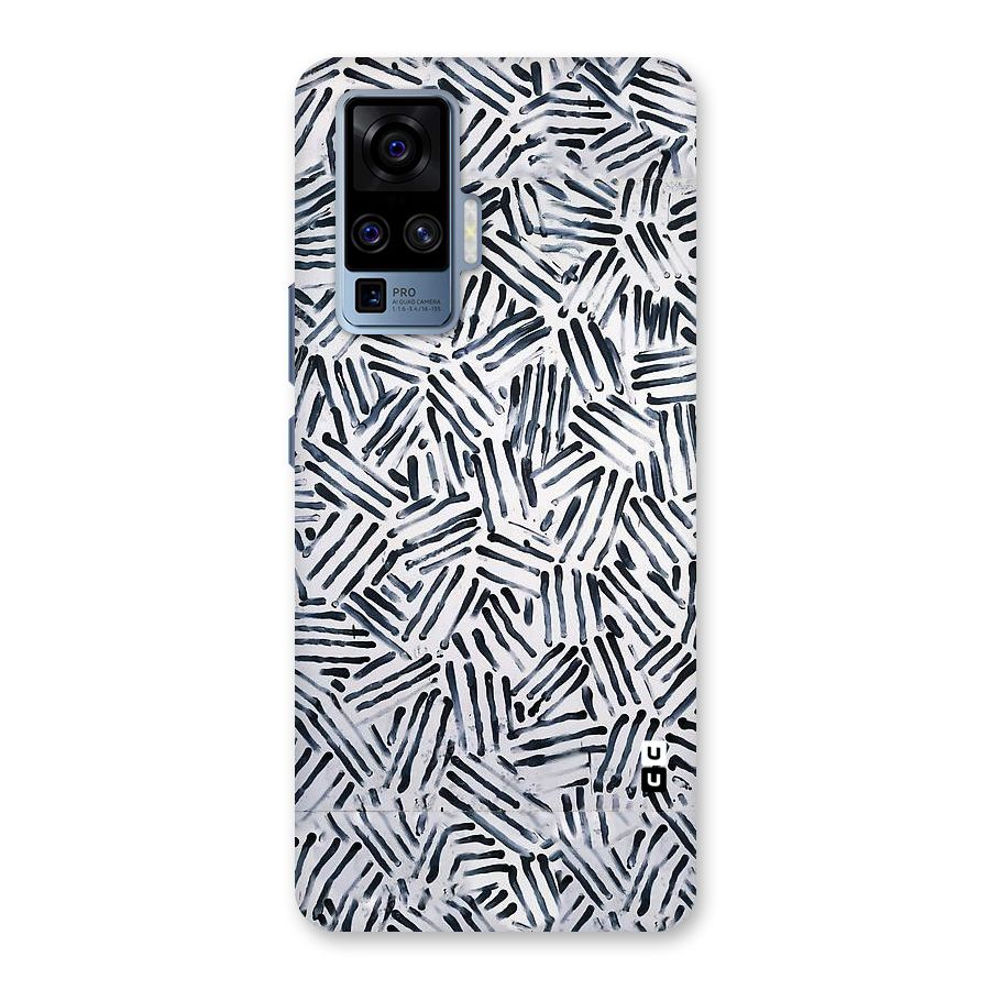 Black Tiny Uneven Back Case for Vivo X50 Pro