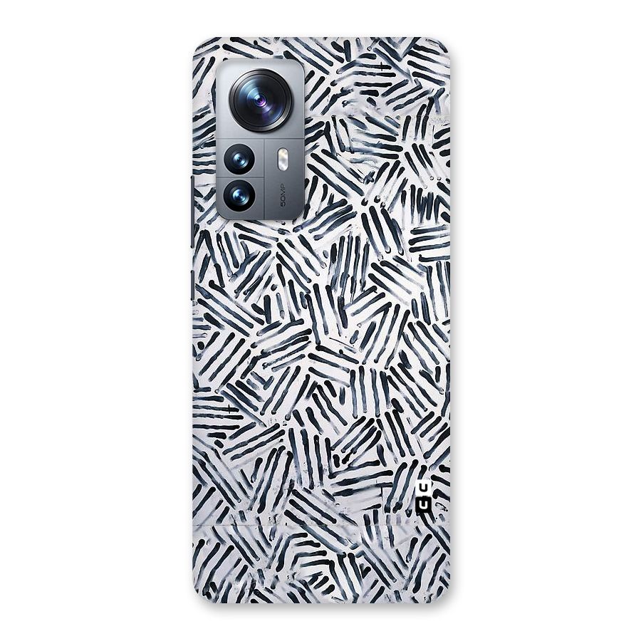 Black Tiny Uneven Back Case for Xiaomi 12 Pro