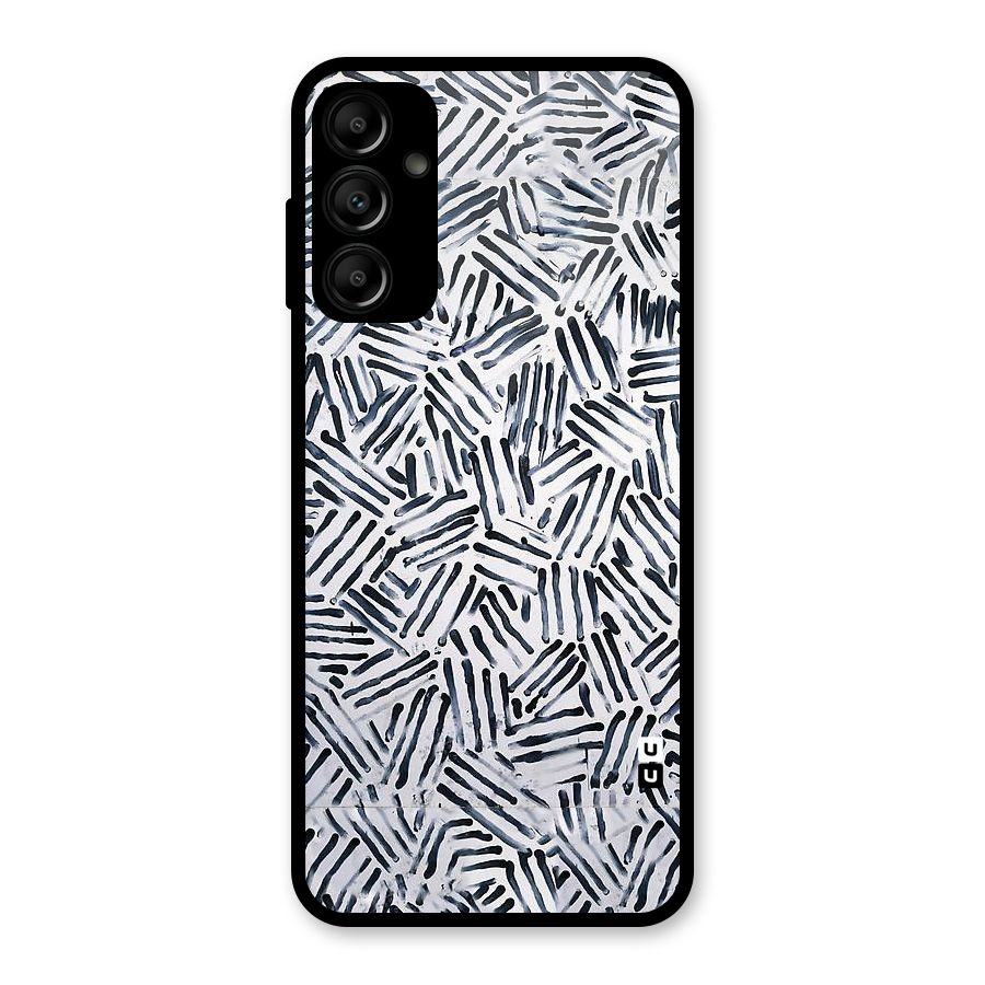 Black Tiny Uneven Glass Back Case for Galaxy A14 5G