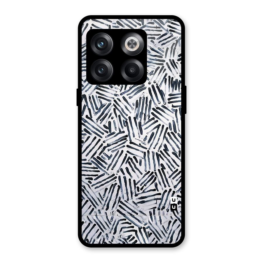 Black Tiny Uneven Glass Back Case for OnePlus 10T