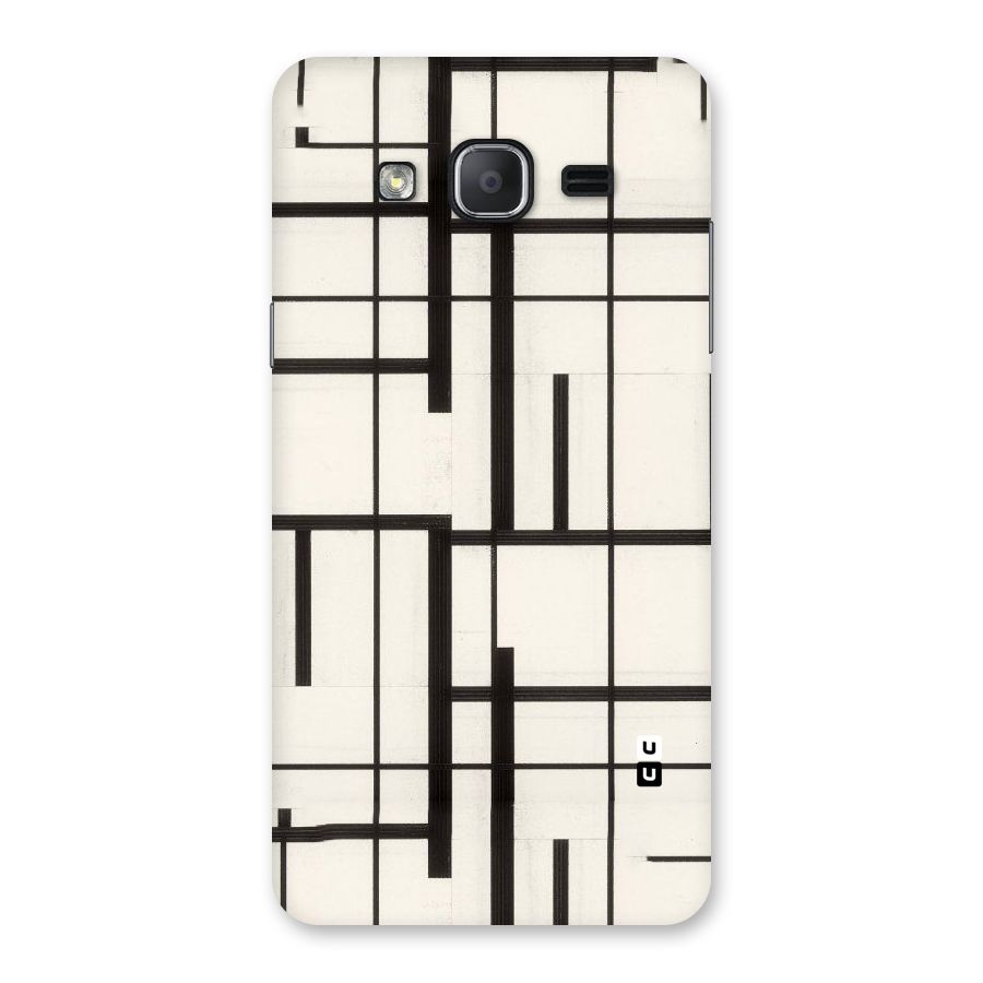 Black Unsymmetry Back Case for Galaxy On7 2015