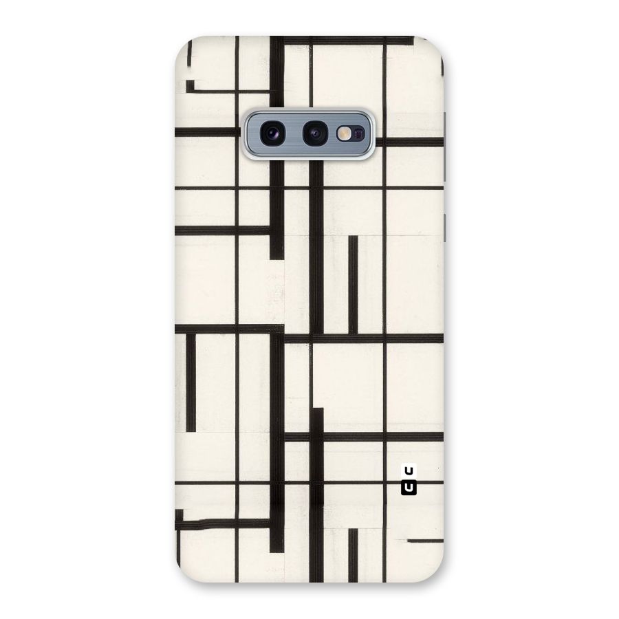Black Unsymmetry Back Case for Galaxy S10e