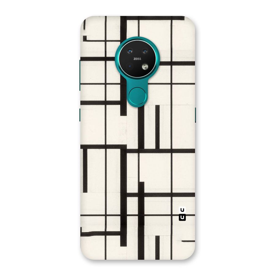 Black Unsymmetry Back Case for Nokia 7.2
