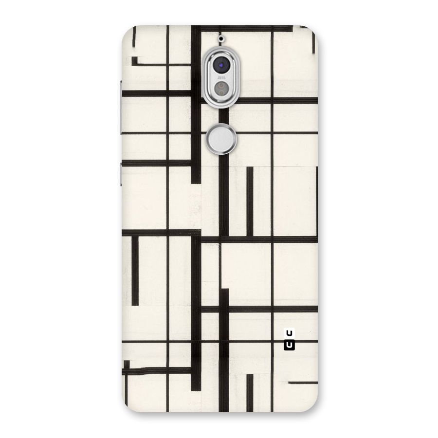 Black Unsymmetry Back Case for Nokia 7