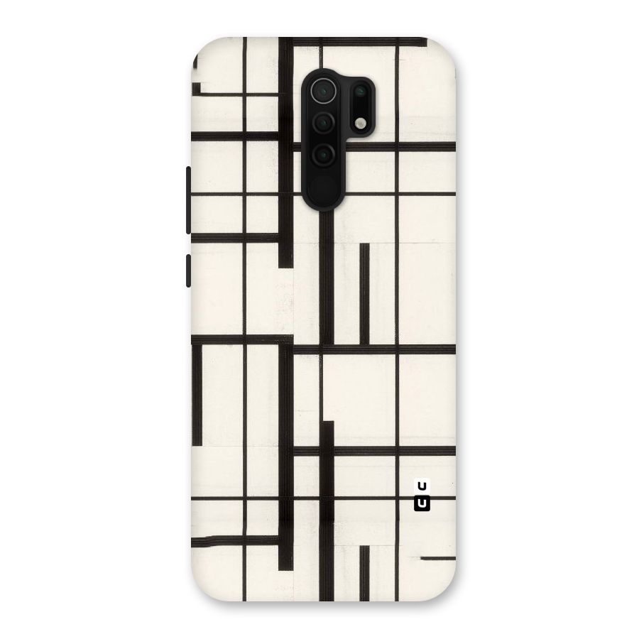 Black Unsymmetry Back Case for Poco M2