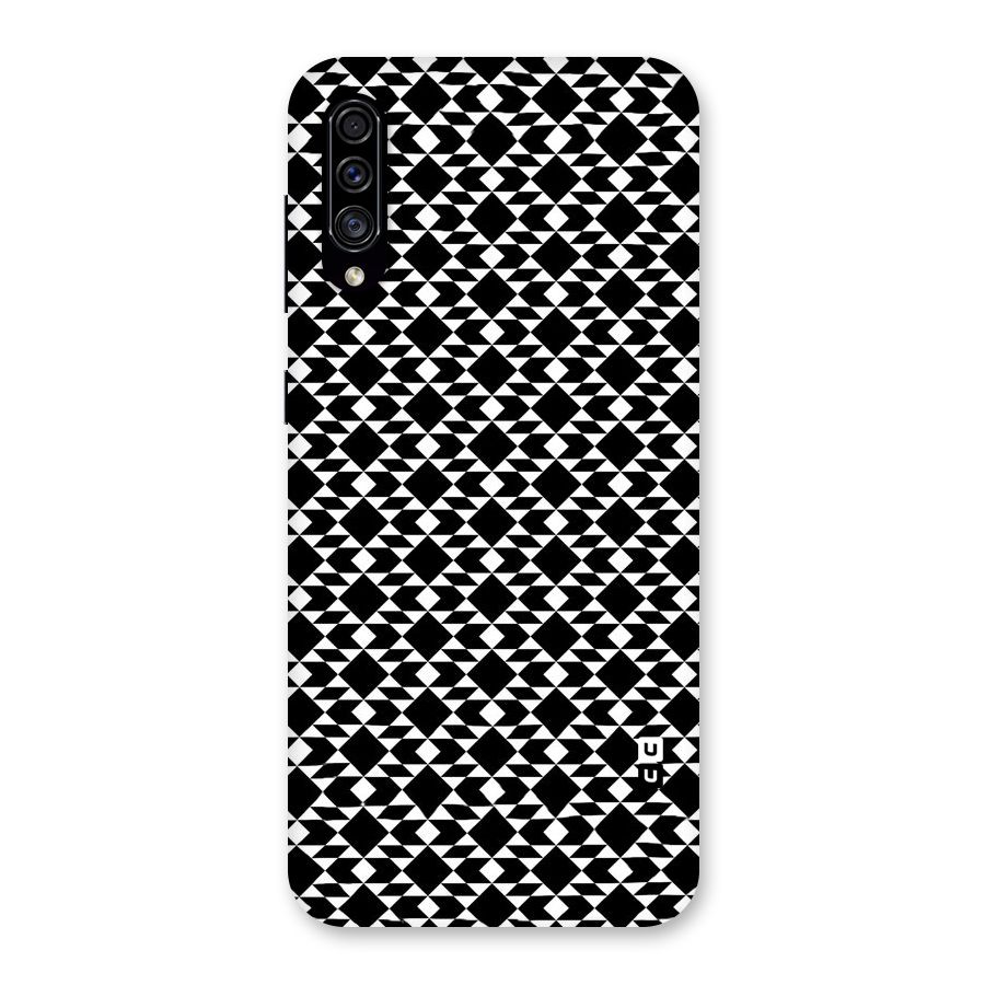 Black White Diamond Abstract Back Case for Galaxy A30s