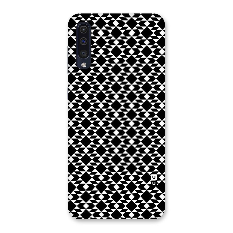 Black White Diamond Abstract Back Case for Galaxy A50