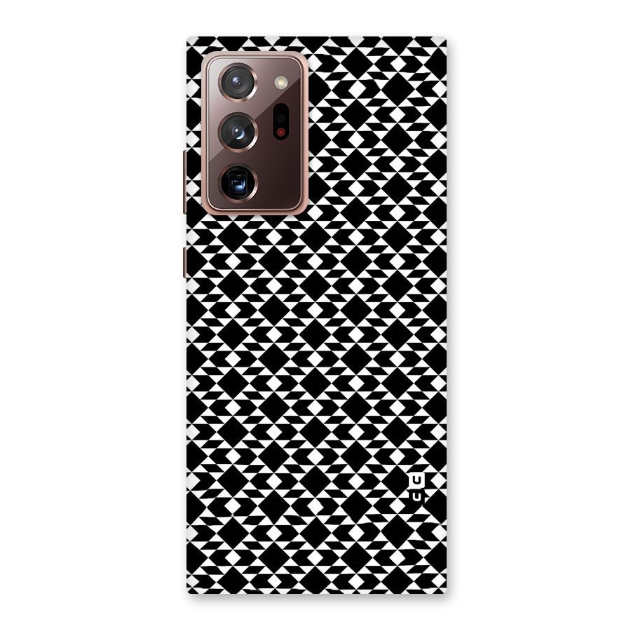 Black White Diamond Abstract Back Case for Galaxy Note 20 Ultra