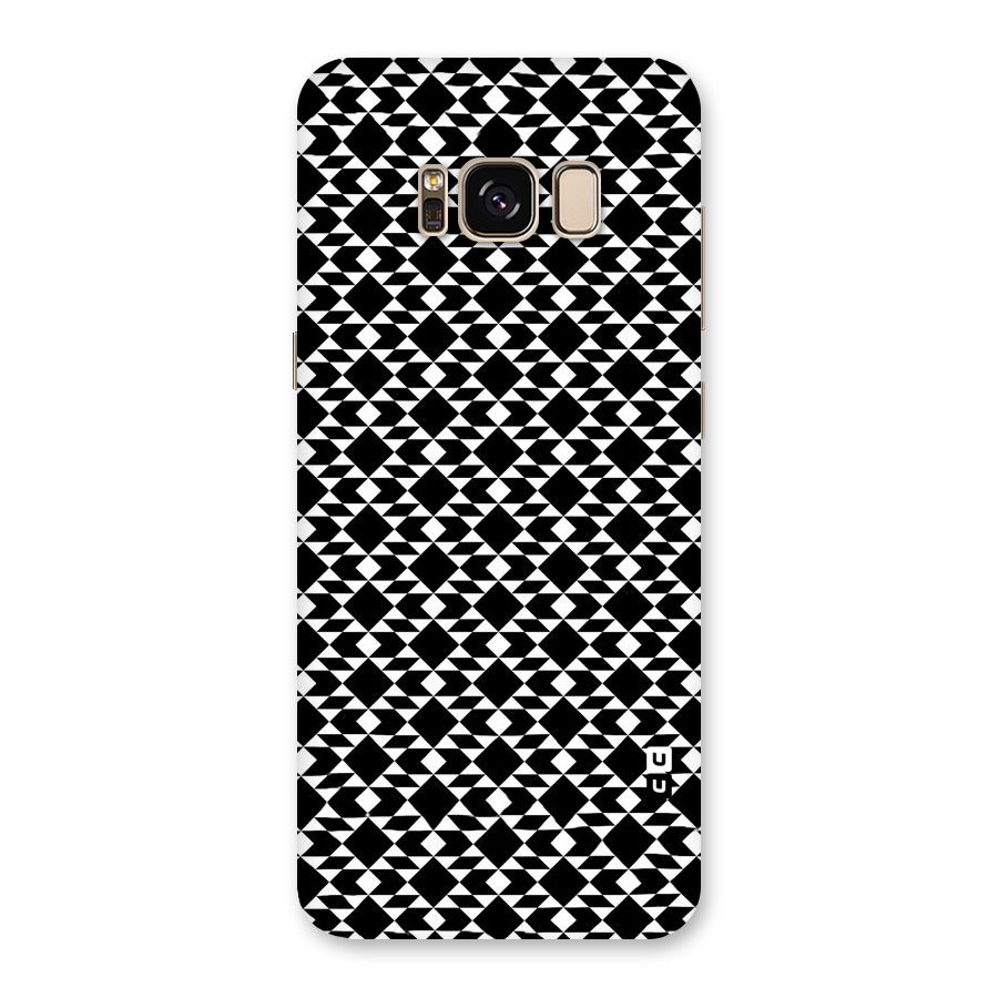 Black White Diamond Abstract Back Case for Galaxy S8