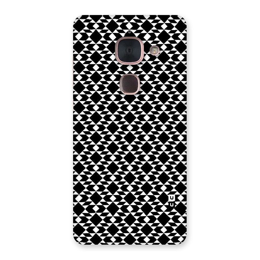 Black White Diamond Abstract Back Case for Le Max 2