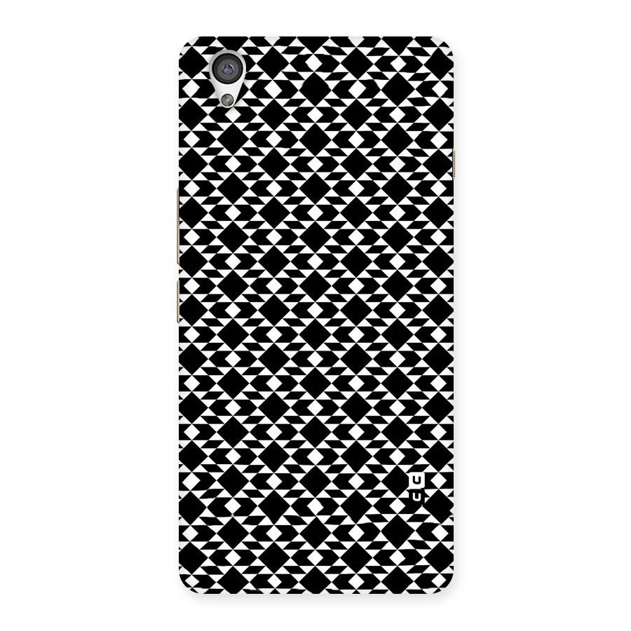 Black White Diamond Abstract Back Case for OnePlus X