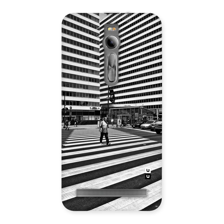Black White Perspective Back Case for Asus Zenfone 2