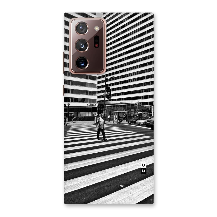 Black White Perspective Back Case for Galaxy Note 20 Ultra