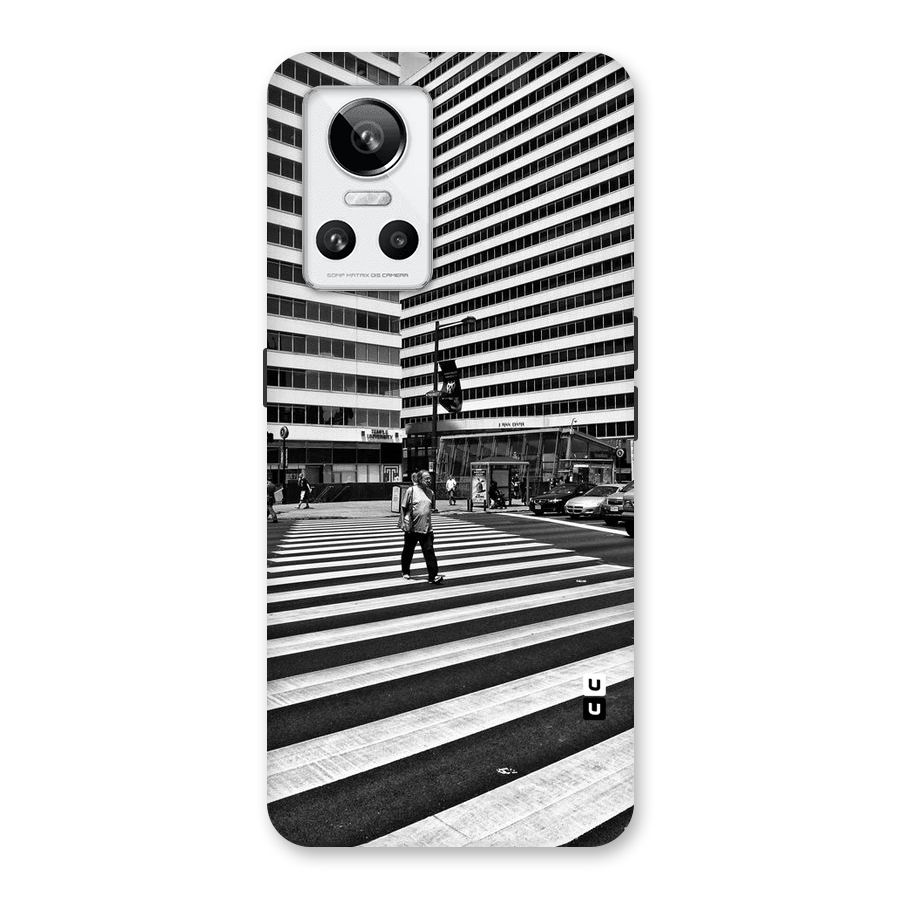Black White Perspective Back Case for Realme GT Neo 3