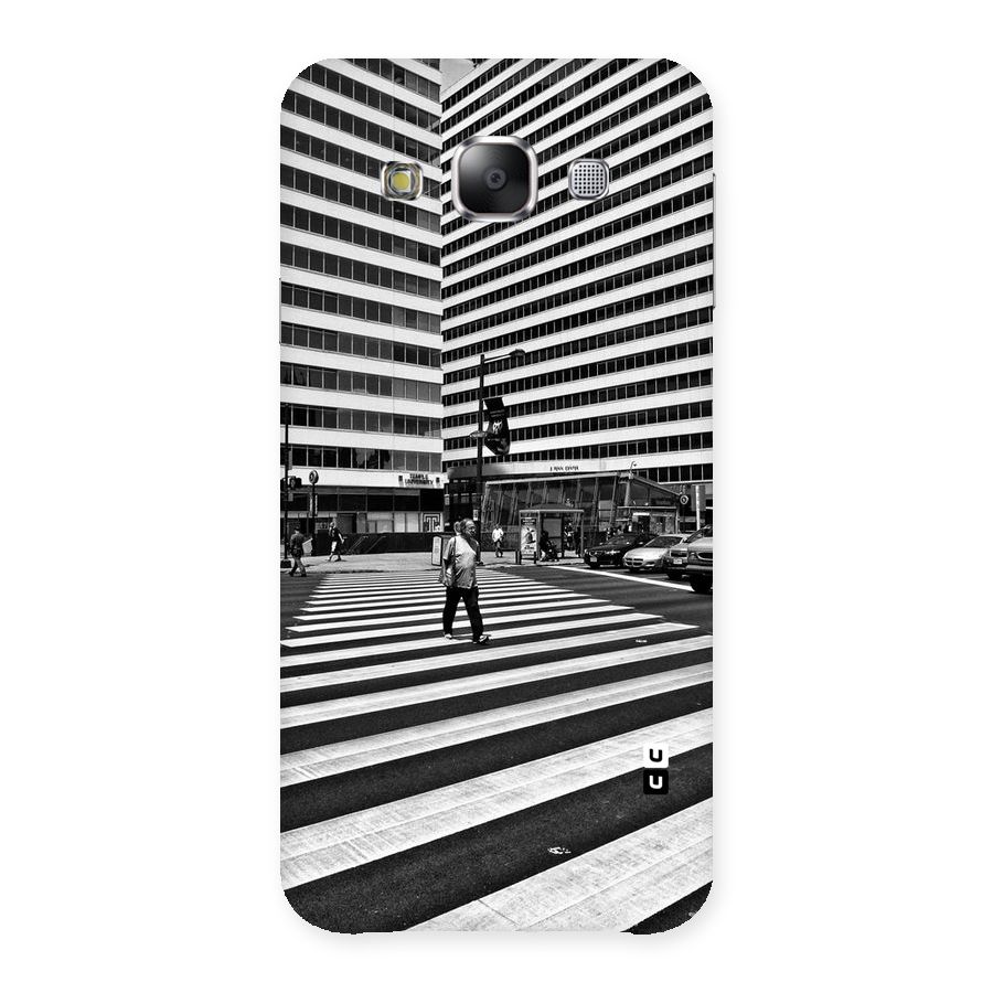 Black White Perspective Back Case for Samsung Galaxy E5
