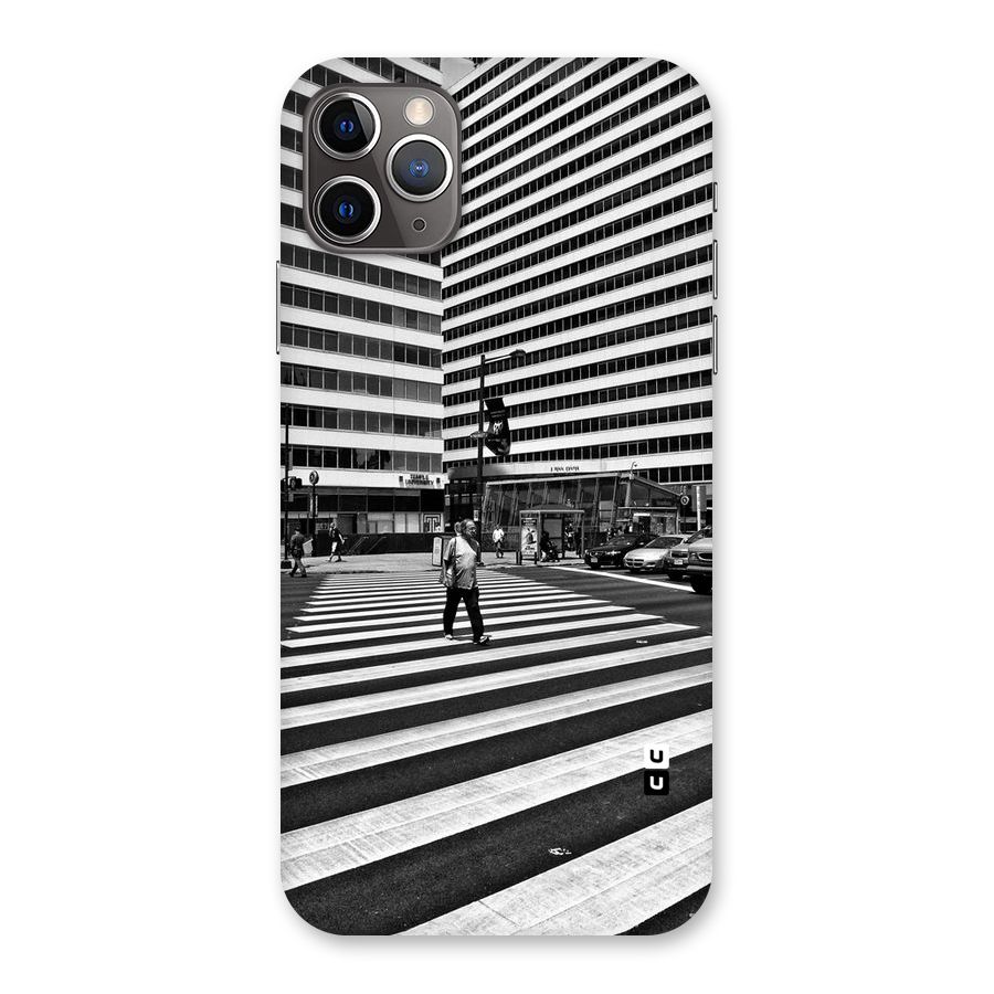 Black White Perspective Back Case for iPhone 11 Pro Max