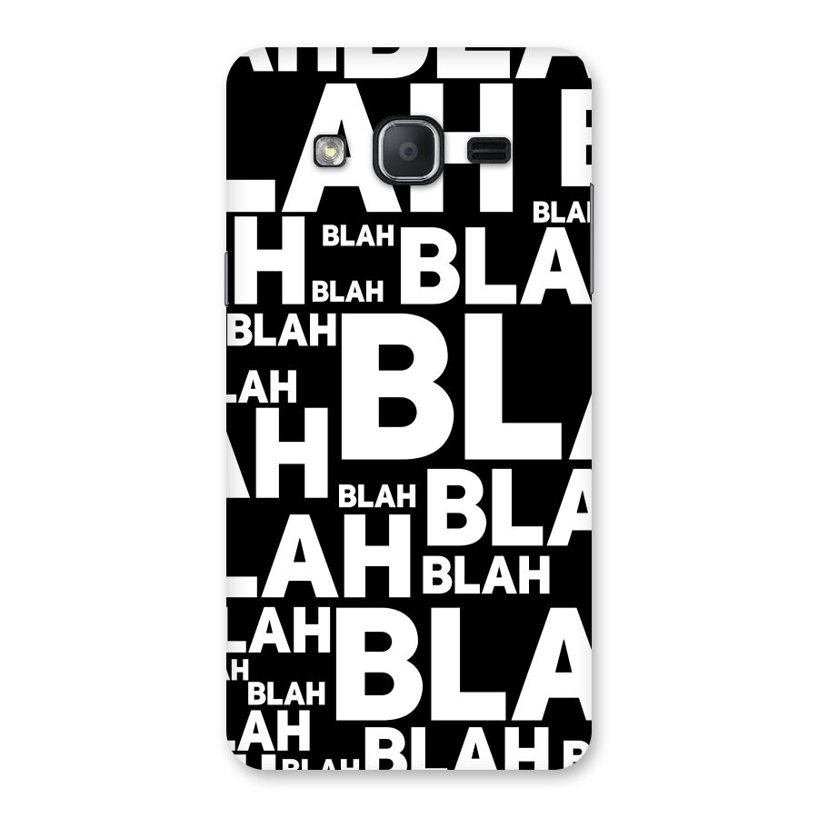 Blah Blah Pattern Back Case for Galaxy On7 2015
