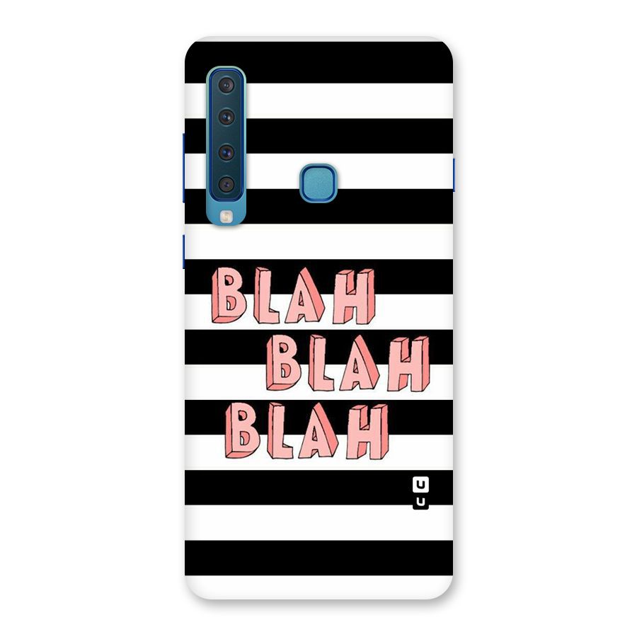 Blah Bold Stripes Back Case for Galaxy A9 (2018)