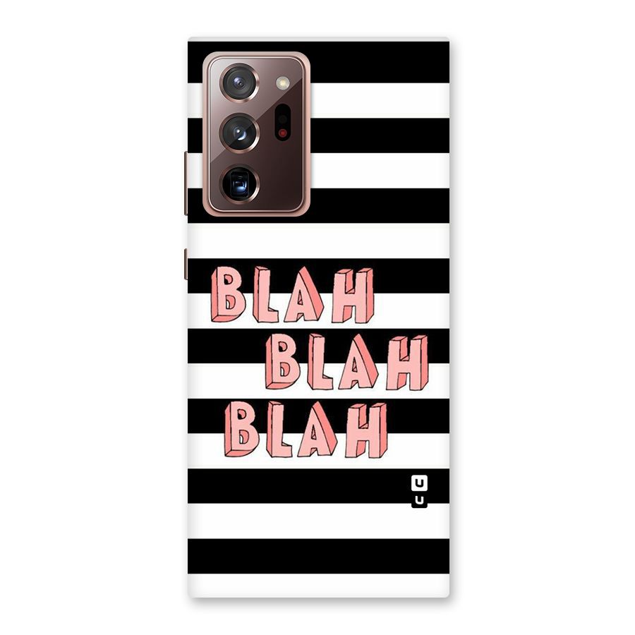 Blah Bold Stripes Back Case for Galaxy Note 20 Ultra