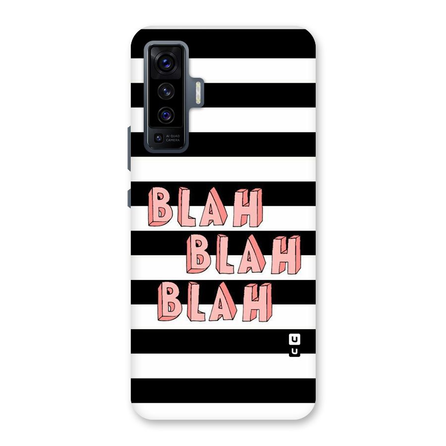 Blah Bold Stripes Back Case for Vivo X50