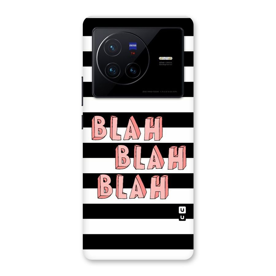 Blah Bold Stripes Back Case for Vivo X80