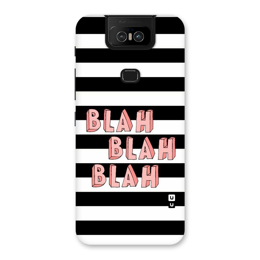 Blah Bold Stripes Back Case for Zenfone 6z
