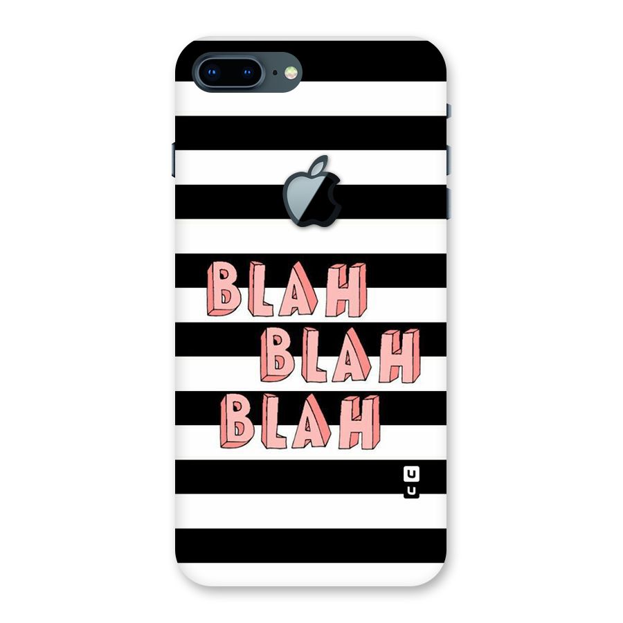Blah Bold Stripes Back Case for iPhone 7 Plus Apple Cut