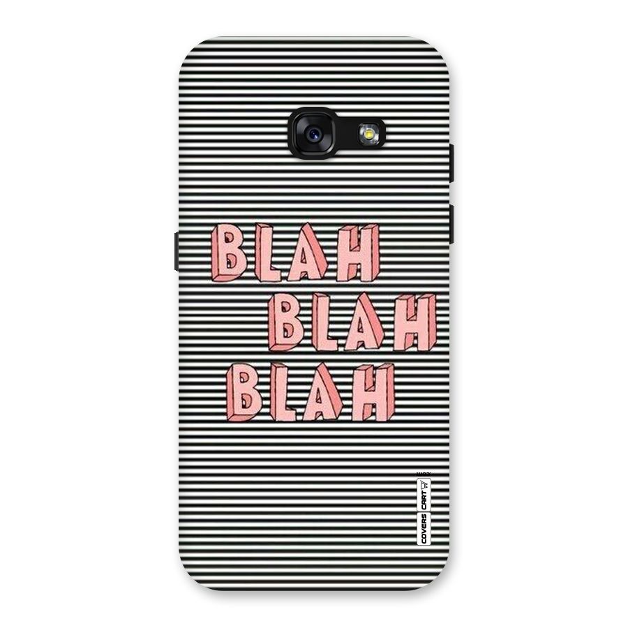 Blah Stripes Back Case for Galaxy A3 (2017)