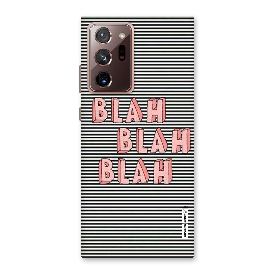 Blah Stripes Back Case for Galaxy Note 20 Ultra