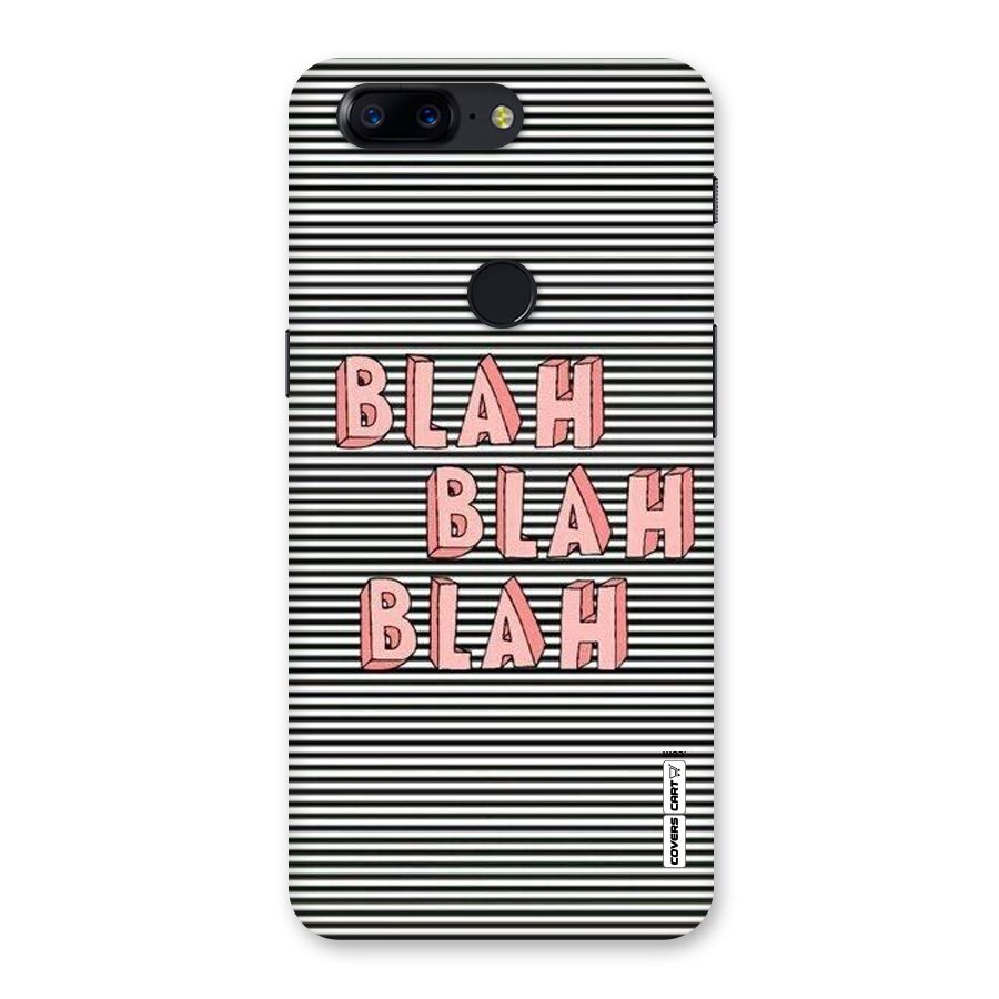 Blah Stripes Back Case for OnePlus 5T