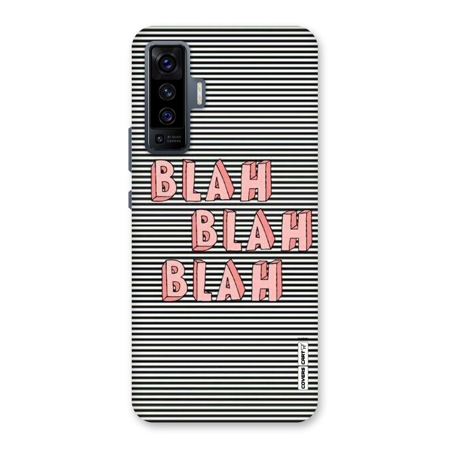 Blah Stripes Back Case for Vivo X50