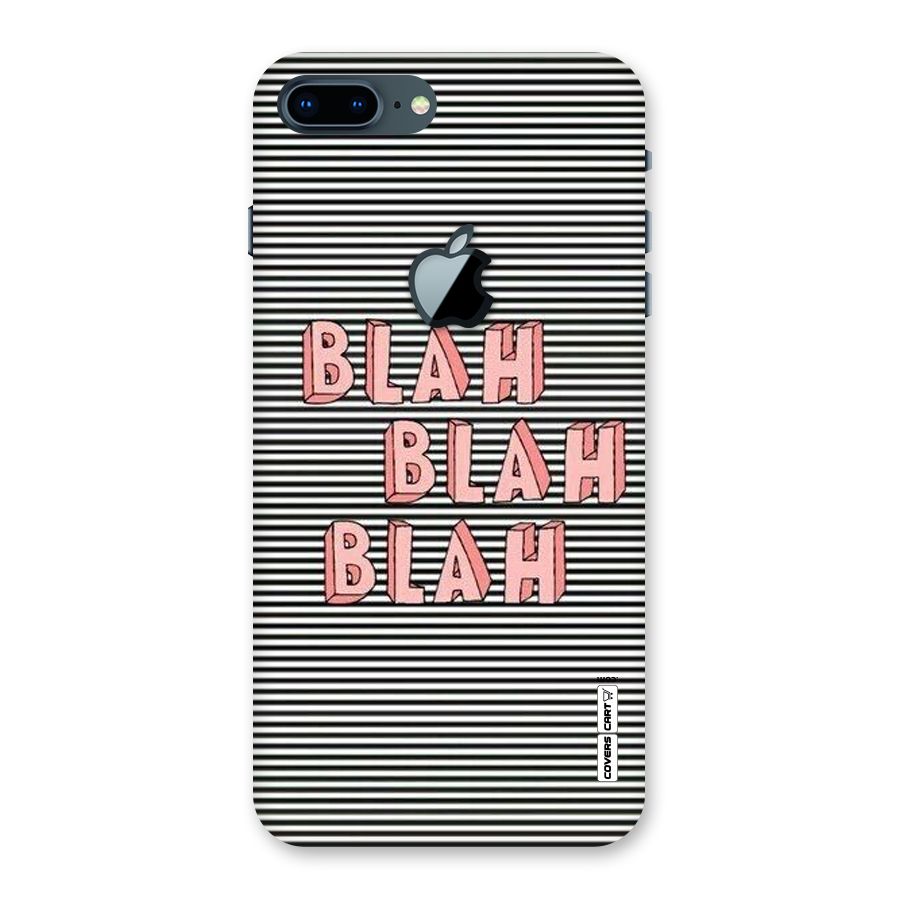 Blah Stripes Back Case for iPhone 7 Plus Apple Cut