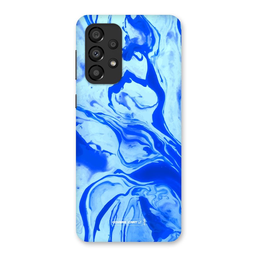 Blaze Blue Marble Texture Back Case for Galaxy A33 5G