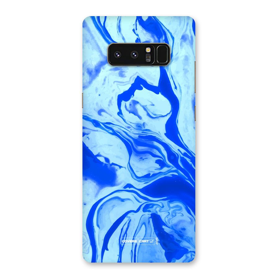 Blaze Blue Marble Texture Back Case for Galaxy Note 8