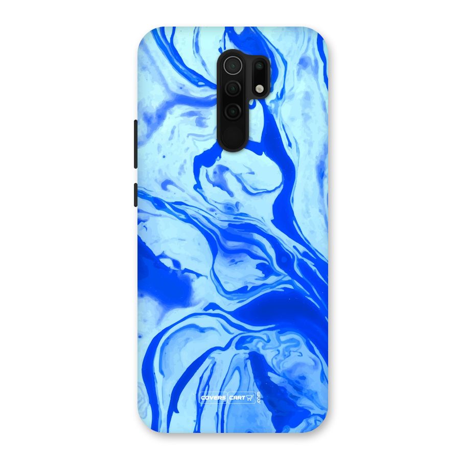 Blaze Blue Marble Texture Back Case for Poco M2