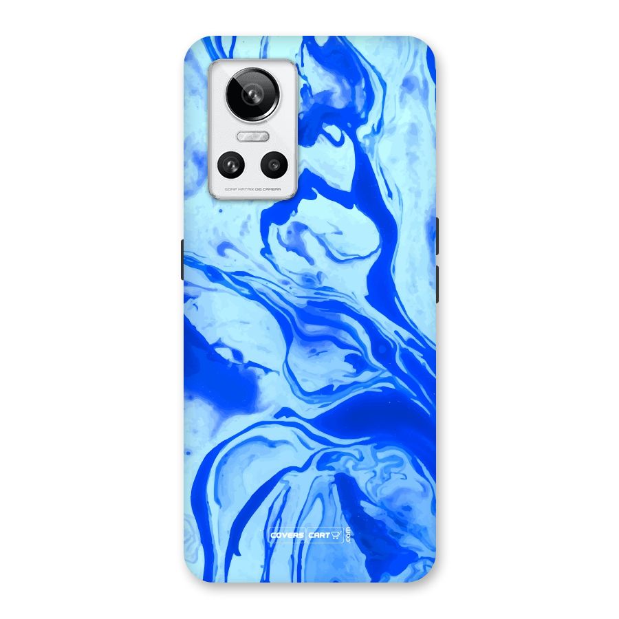 Blaze Blue Marble Texture Back Case for Realme GT Neo 3