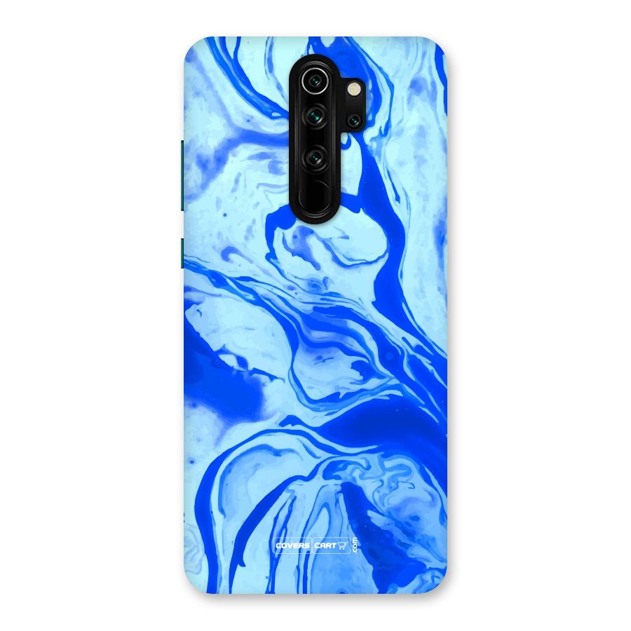 Blaze Blue Marble Texture Back Case for Redmi Note 8 Pro